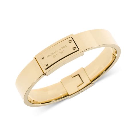 michael kors gold bangle bracelet.